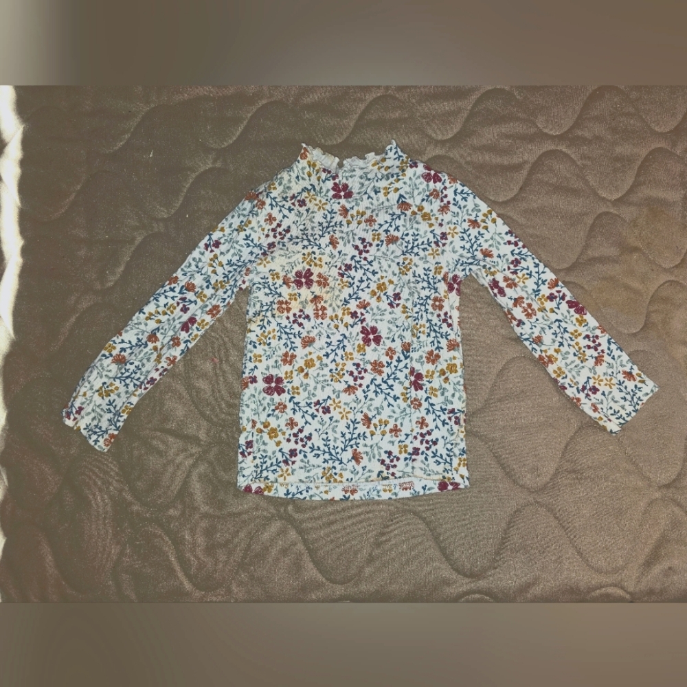 Floral Long Sleeve Kids Top